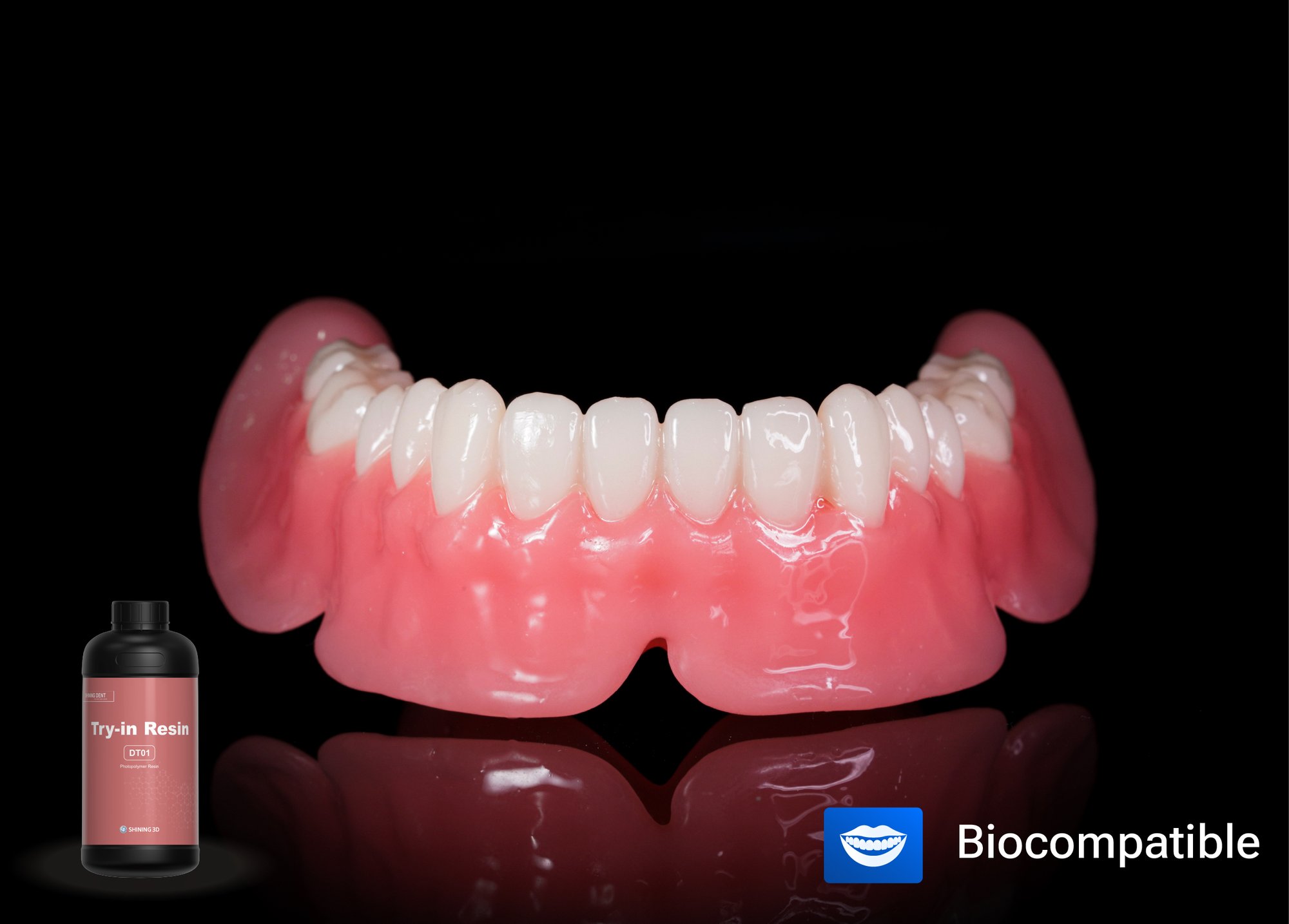 блестящий 3d протез база 3D печати смолы