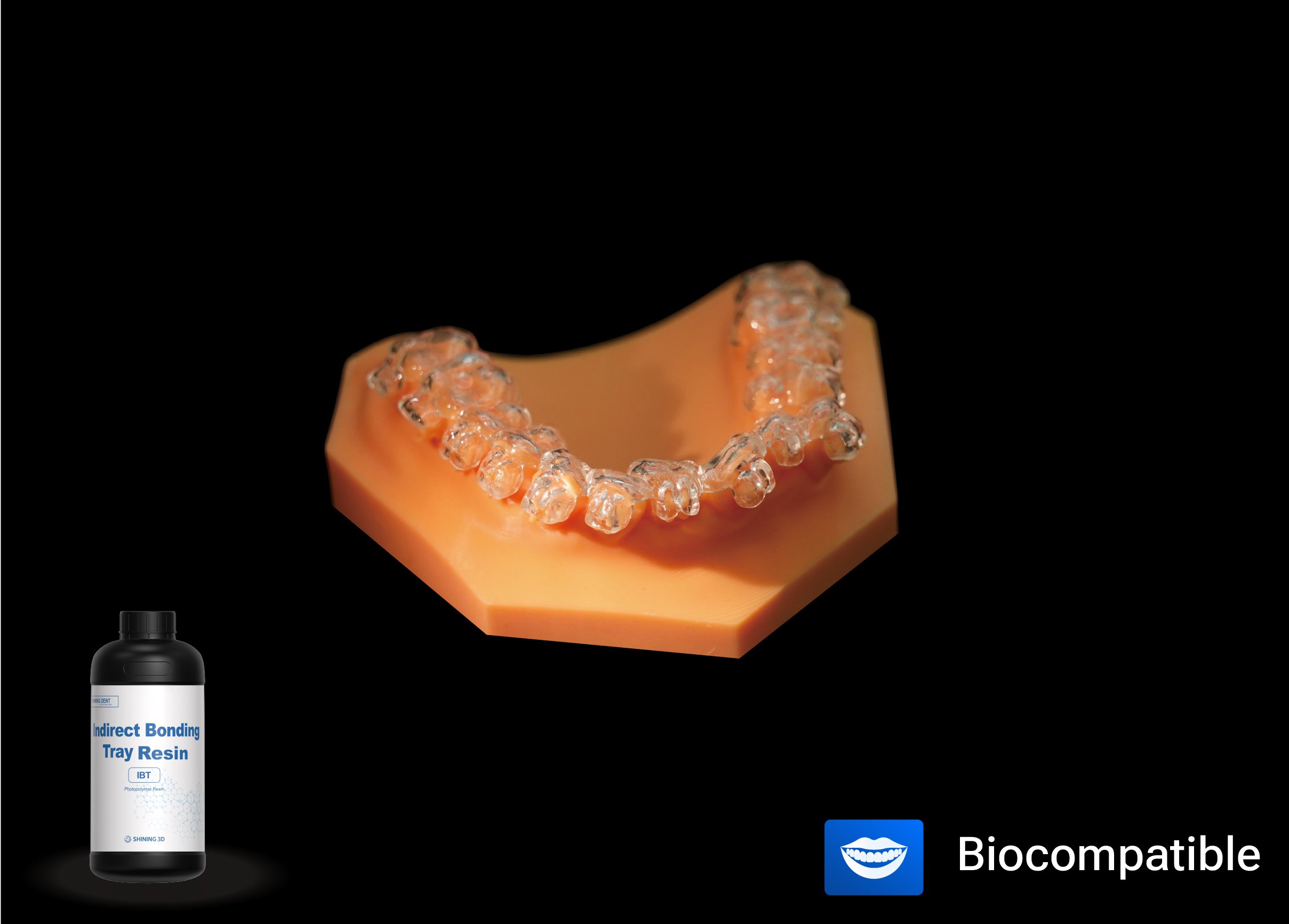 Сияющий 3d лоток для непрямого склеивания Смола для 3D-печати