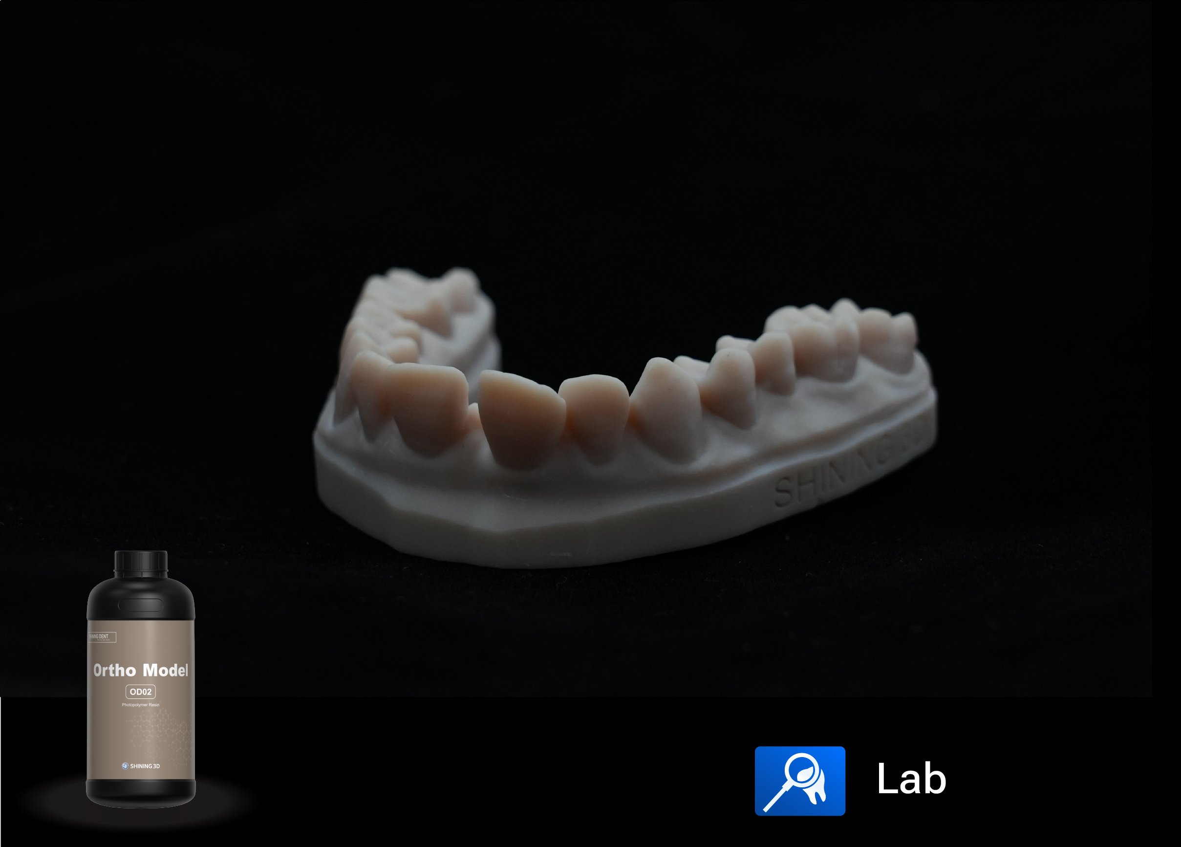 блестящая 3d ортопедическая модель 3D печать смолы