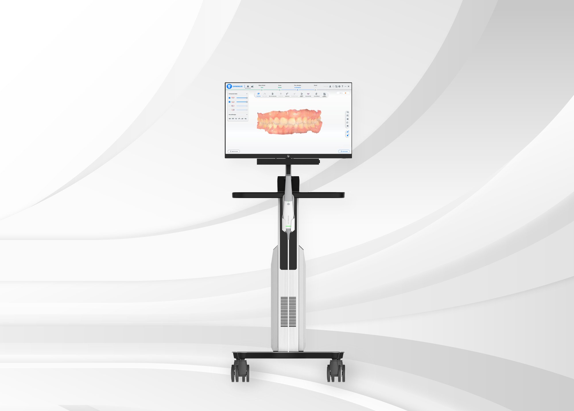 aoralscan 3 опция тележки